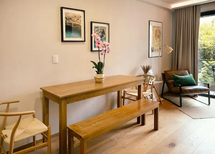 Bright Loft W/balcony & Workspace | Roma Norte *