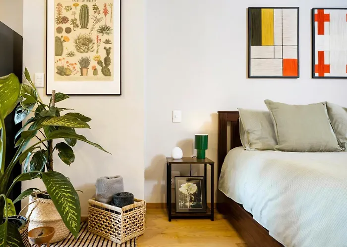 Apartment Bright Loft W/balcony & Workspace | Roma Norte *