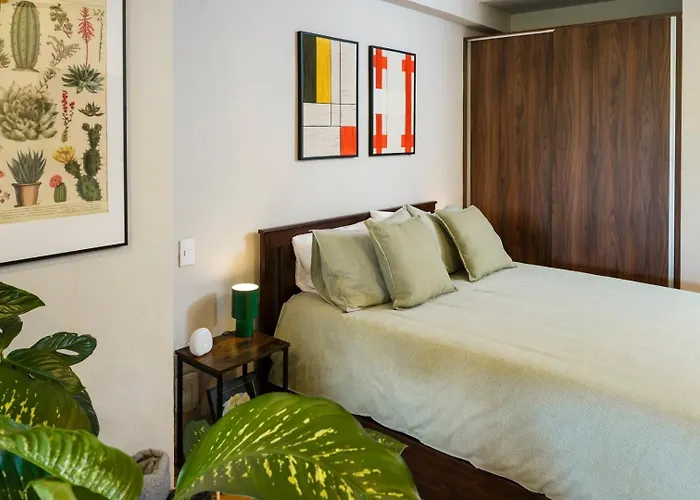 Bright Loft W/balcony & Workspace | Roma Norte Apartment